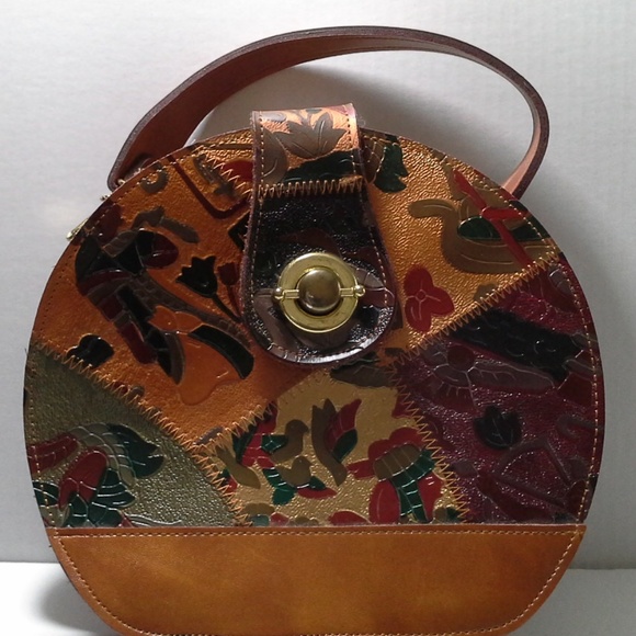 Princess Handbags - Vintage Princess Tooled Leather Handbag